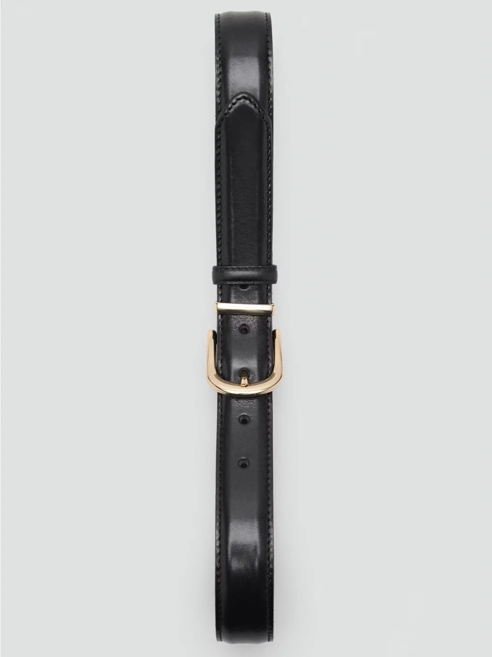 NWT (size small) MANGO BUCKLE LEATHER BELT